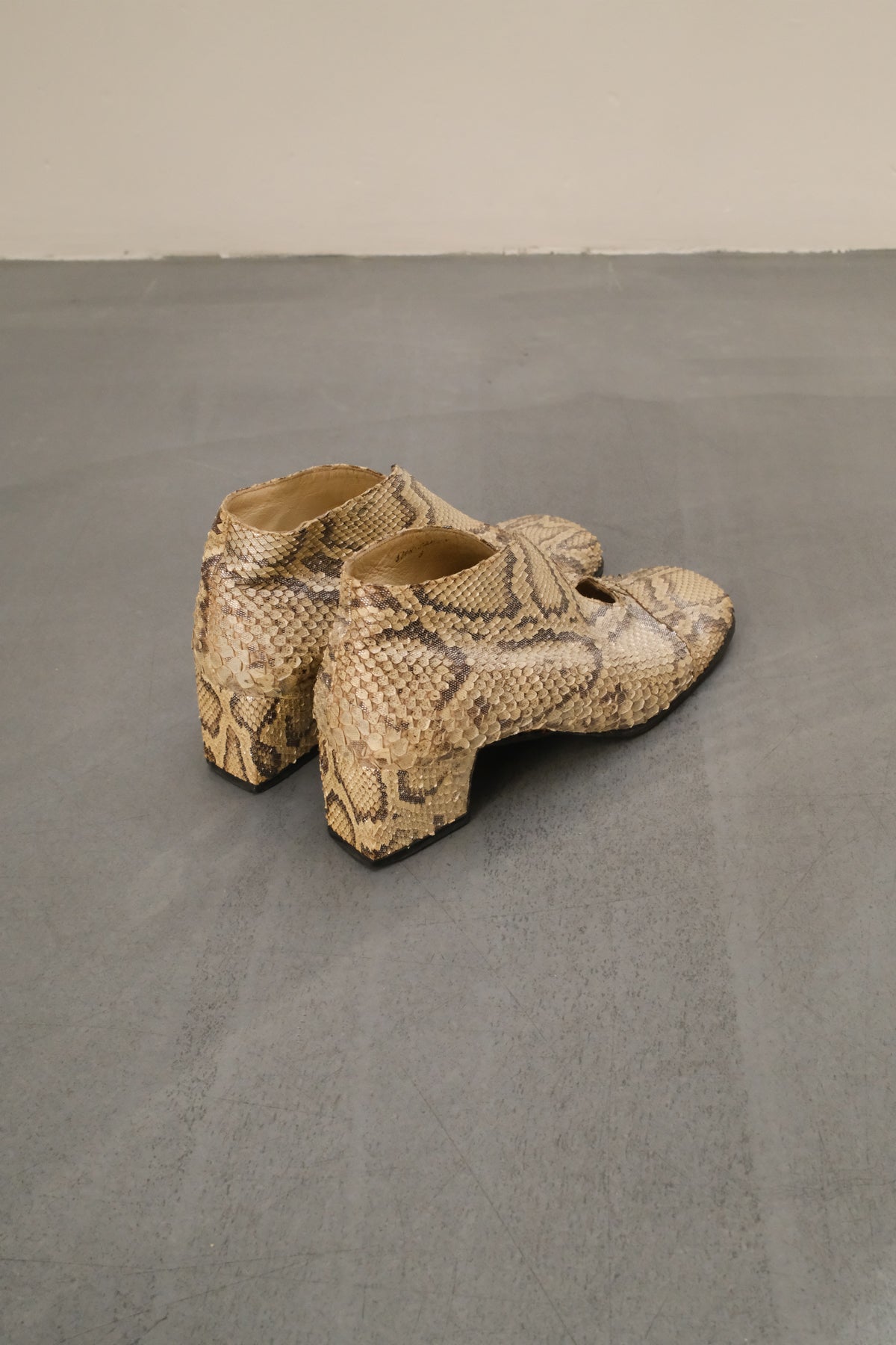 Loewe python loafers 1960s (price upon request)