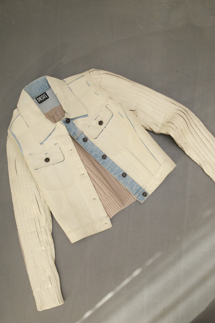Diesel denim knit jacket