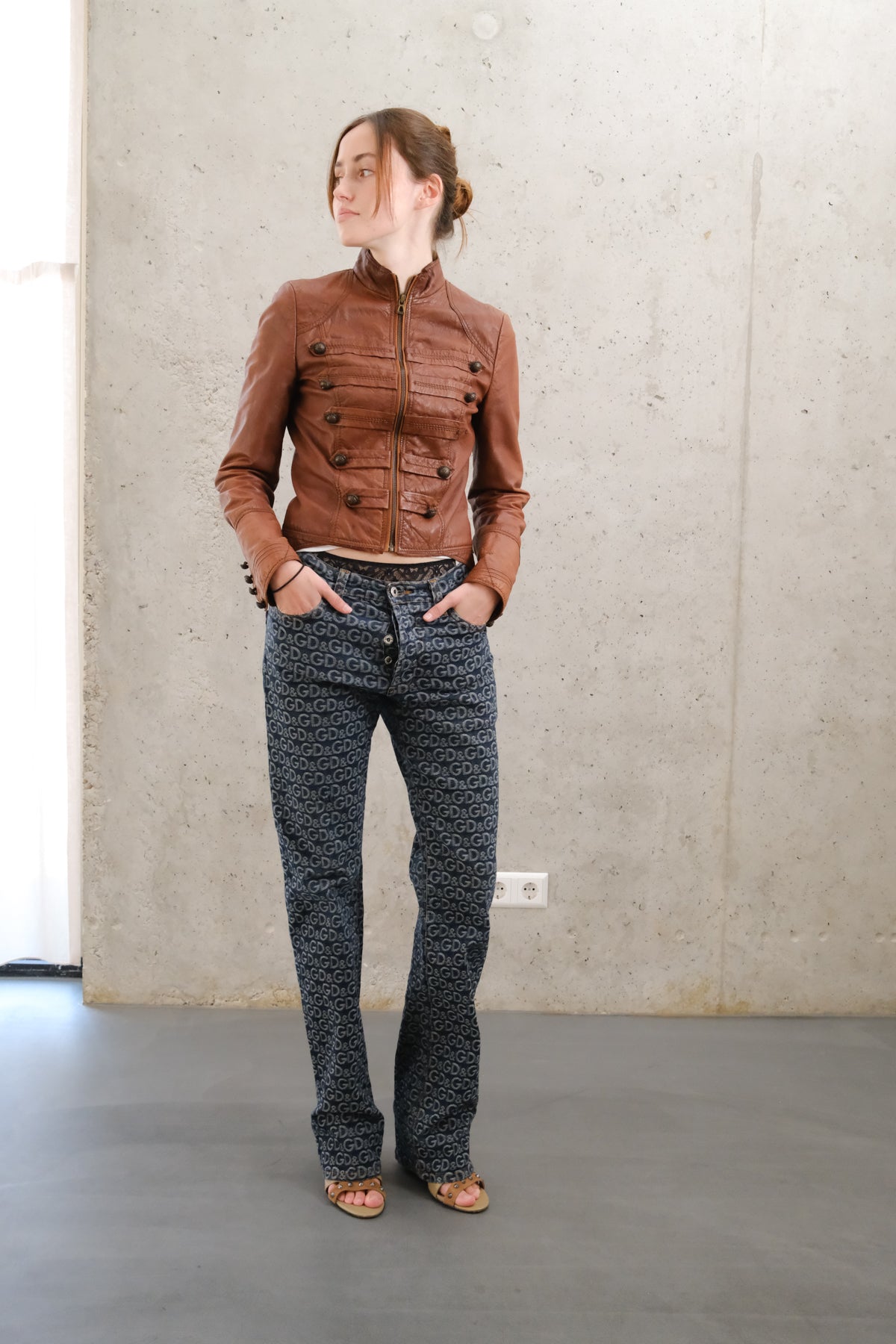 Hugo Boss leather jacket