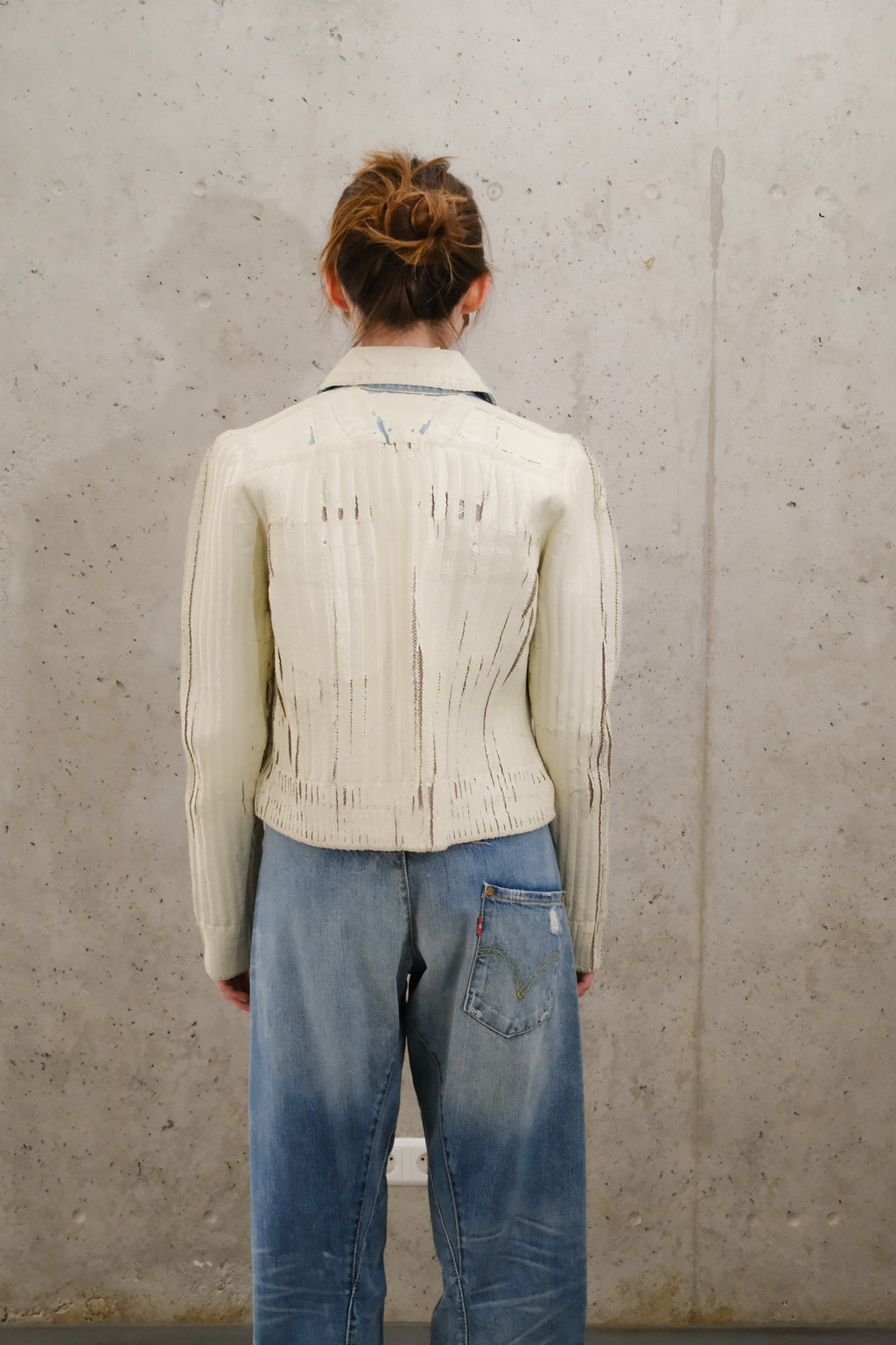 Diesel denim knit jacket
