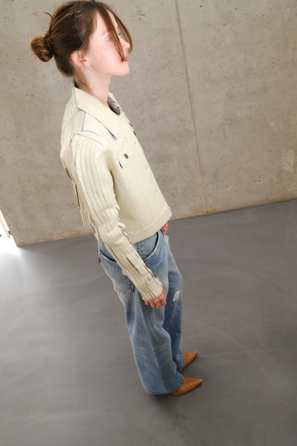 Diesel denim knit jacket